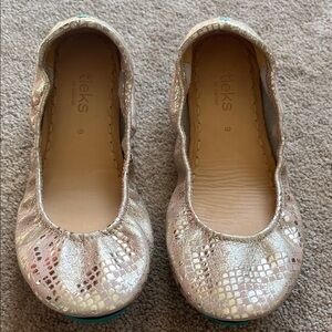Tieks Romantic Blush size 9 like new